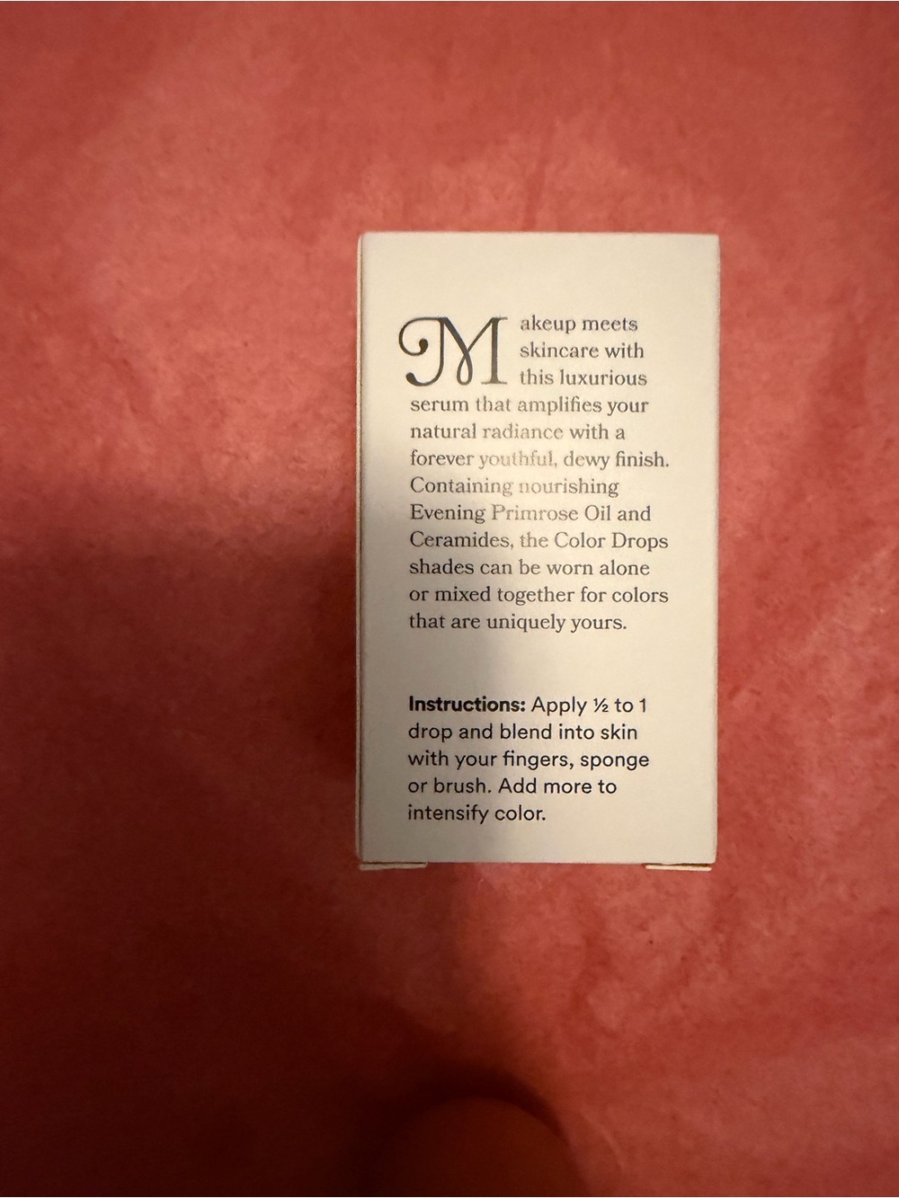EM Color Drops Serum Blush - Rose Milk NEW - Picture 5 of 6